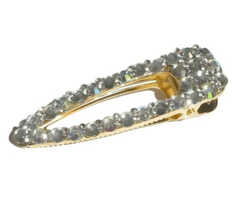 Haarklammer goldf strass - goldf,