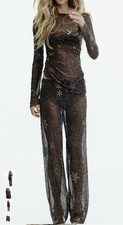 Zara Set: Pailletten-Top &