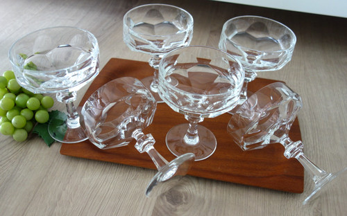 Edel vintage sektschalen - edel,