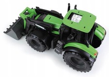 Lena Traktor Auto für Kinder – Traktor mit Anhänger 76 cm, grün, Spielzeug