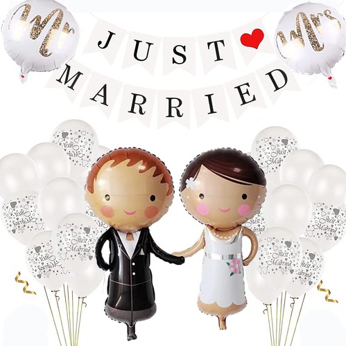 Hochzeitsdeko just married set - just,