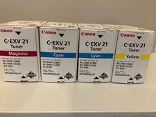 4 x Canon Toner C-EXV21 Cyan