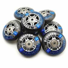 K2 BOOSTER SKATE INLINER ROLLEN SET 8 STÜCK 76mm/80A + ILQ5 + 6mm ALU SPACER