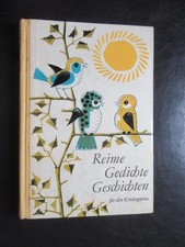 Reime,Gedichte,Geschichten für den Kindergarten,Kiga,KiTa,DDR,1.Auflage