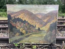 Ölgemälde Walter Pasch Eifel bei Manderscheid Eifelmaler Expressionismus