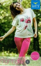 KEY Damen Pyjama Schlafanzug