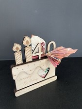 Einzigartiges DIY Geldgeschenk Kuchen aus Holz – Personalisierte Geburtstagsüber