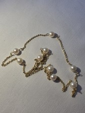 Echte perlenhalskette 14k - echte,