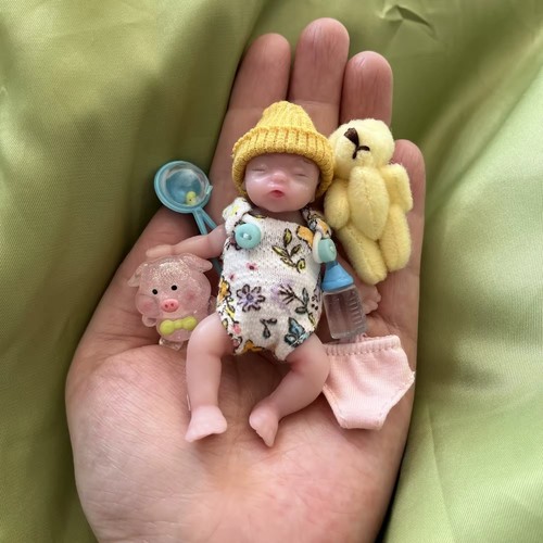Silikon baby puppe reborn mini - baby,