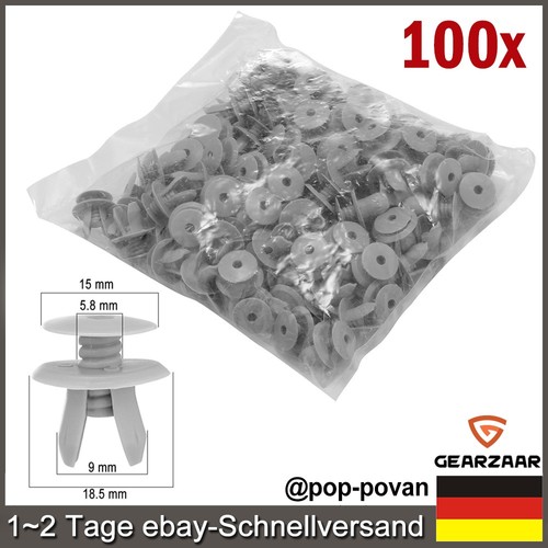 100x befestigung clips für - befestigung, vw