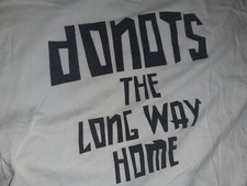 rare Promo Shirt _ DONOTS _ the long way home (GILDAN/Size L /white/100% Cotton)