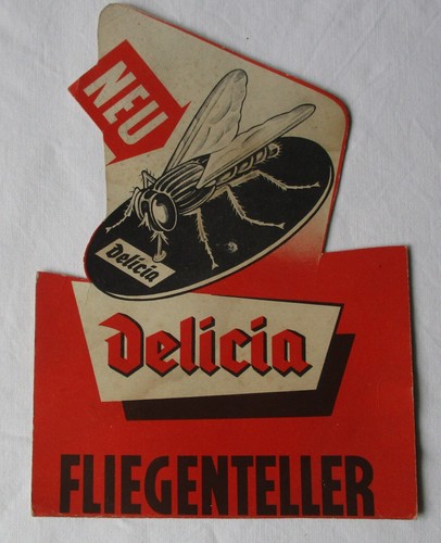 Reklame pappschild delicia - pappschild,