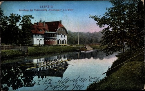 Leipzig bootshaus der - ak,