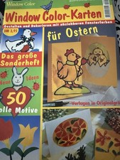 WINDOW COLOR-Karten,special,das große Sonderheft,mit Fensterfarben dekorieren
