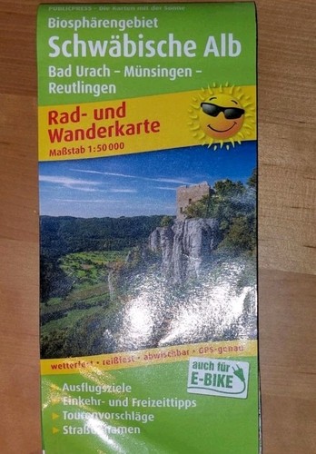 Rad und wanderkarte - rad-,