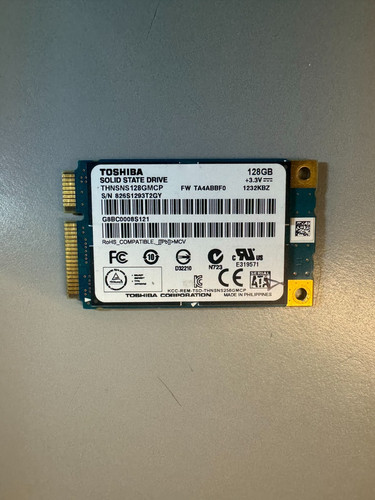 Toshiba 128 msata ssd - ,