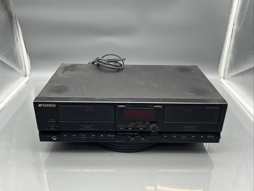 Sansui stereo double cassette - sansui,
