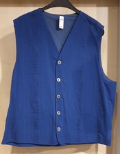Herren Weste Gr XXL  56 blau