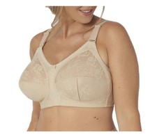 Triumph B-Ware BH ohne Bügel Doreen Größe 105D beige mit Spitze BHs 105 D kaufen