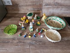 Osterfiguren + Körbchen + Osteranhänger 