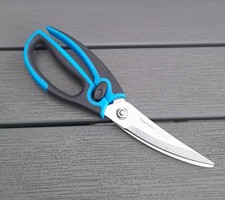 Tupperware Geflügelschere Schere schwarz/blau Tupper 