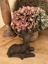 Hirsch aus massivem Gusseisen