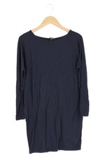 ILSE JACOBSEN Damen Freizeitkleid Gr. 36/S Blau Minimalistisch Viskose