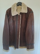 Lederjacke von Henry Morell, gefüttert, Größe 52