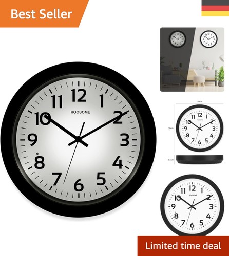 Lautlose 30cm wanduhr mit - lautlose,