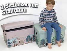 2 Kinder Sitztruhe faltbar zum