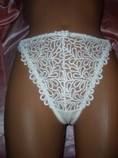 Wunderschöner Spitzen String Damenstring Lejaby Gr. L weiß Stringtanga ++  (S36)