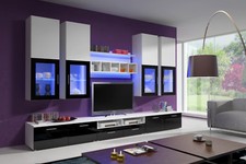 Wohnwand Anbauwand Wohnzimmer