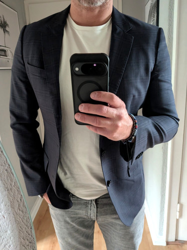 Hugo boss sakko blau glencheck - hugo,