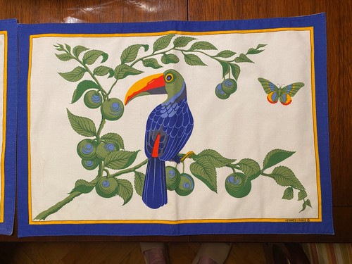 Hermés tischsets toucans - 2,