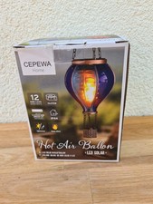 Led solar heißluftballon bunt - solar,