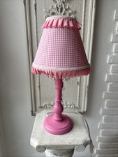 Tischlampe Pink weiß