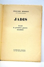 HERRIOT Jadis Paris 1948
