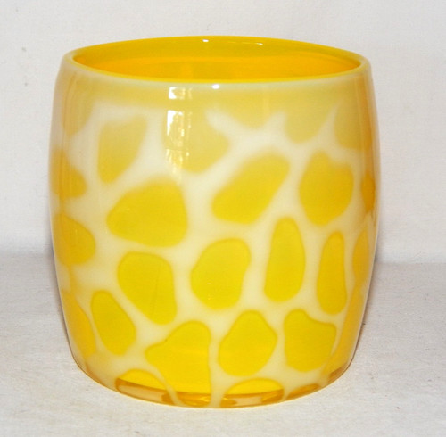 Behälter vase gelb - behälter,