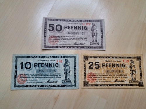Notgeld köln inflationsgeld - notgeld,