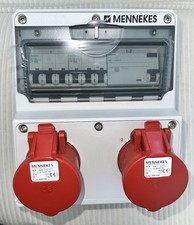 Strom Verteiler Mennekes 2 X