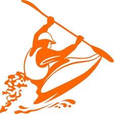 Aufkleber Kajak Kanu 082