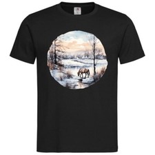 T-Shirt Pferde Reiten Pferd
