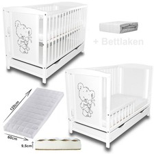 Babybett Gitterbett 2in1
