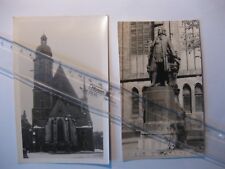 Leipzig -Johann- Sebastian- Bach Denkmal u. Thomaskirche