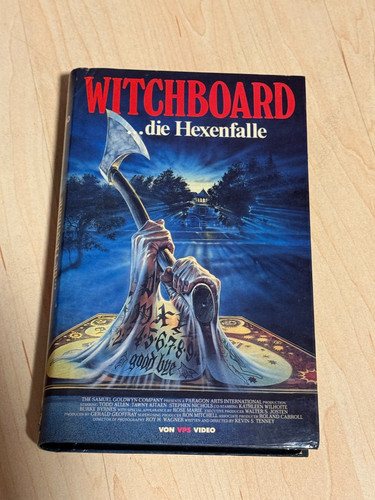 Witchboard vhs cassette - witchboard, vhs-