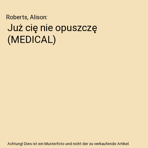 Już cię nie opuszczę