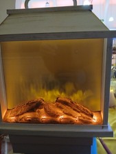 Neuer Elambia Deko Kamin Weiß