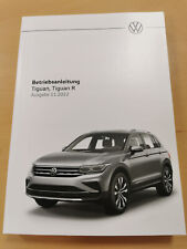 VW TIGUAN 2022/2023 Bedienungsanleitung Betriebsanleitung (Ausgabe 11.2022) NEU