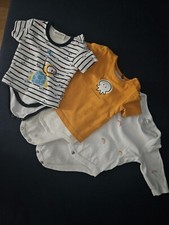 Set Baby Jacky Boley Bellybutton Next Body Strampler Gr. 50 Blau Orange Bio 