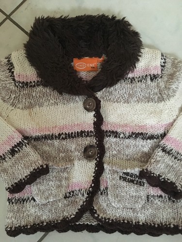 Strickjacke gestreift